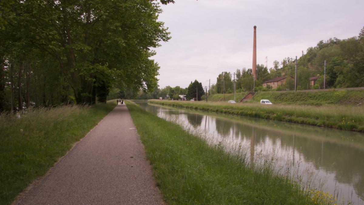 le long du canal